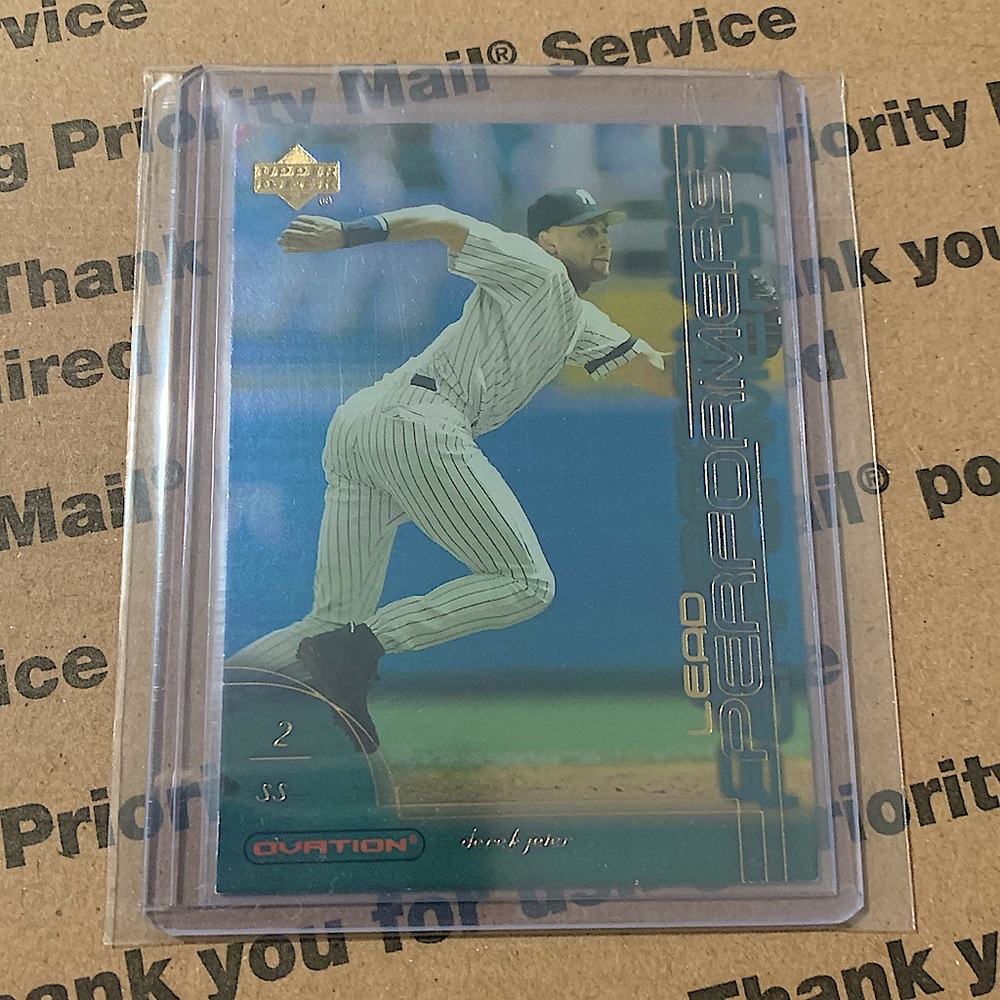 Derek Jeter ‘01 Upper Deck Ovation Card